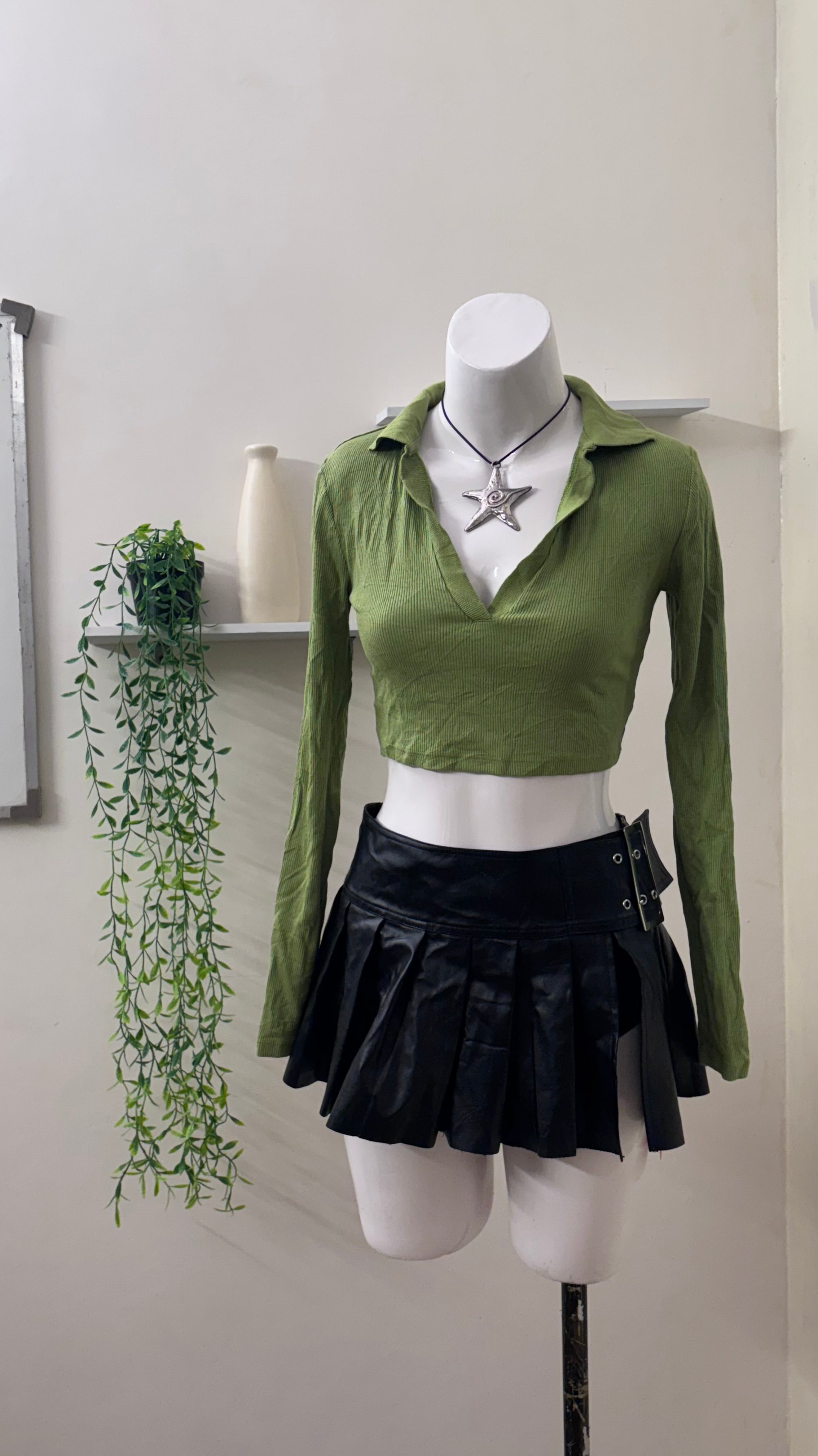 green full sleeve top